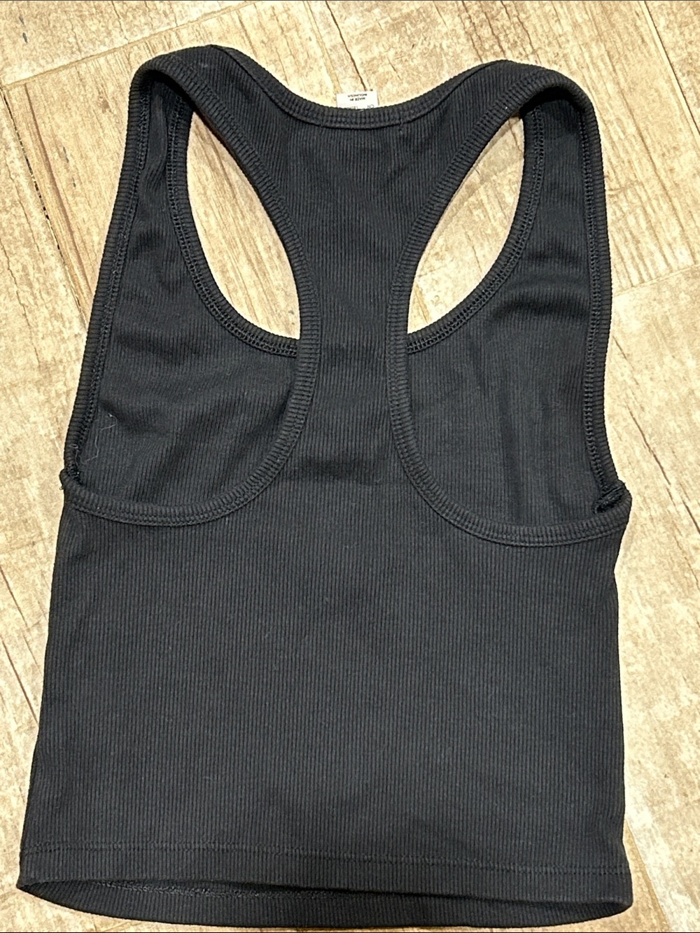 Forever 21 Black Ribbed Racerback Tank - Picture 2 of 4